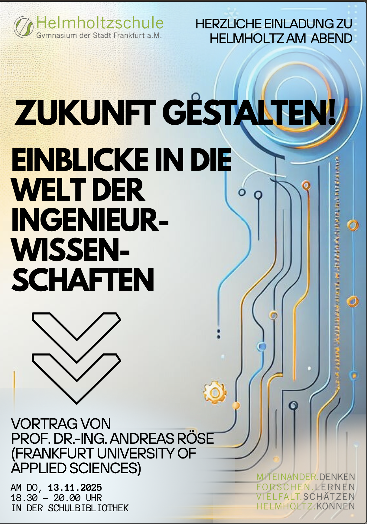 Einladung Helmholtz am Abend